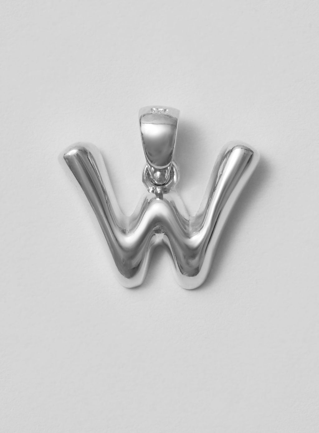 Helium Letter Silver Pendant