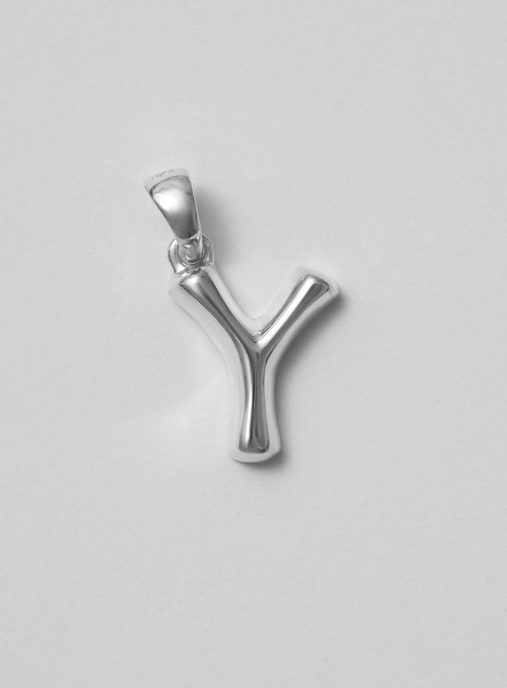 Helium Letter Silver Pendant