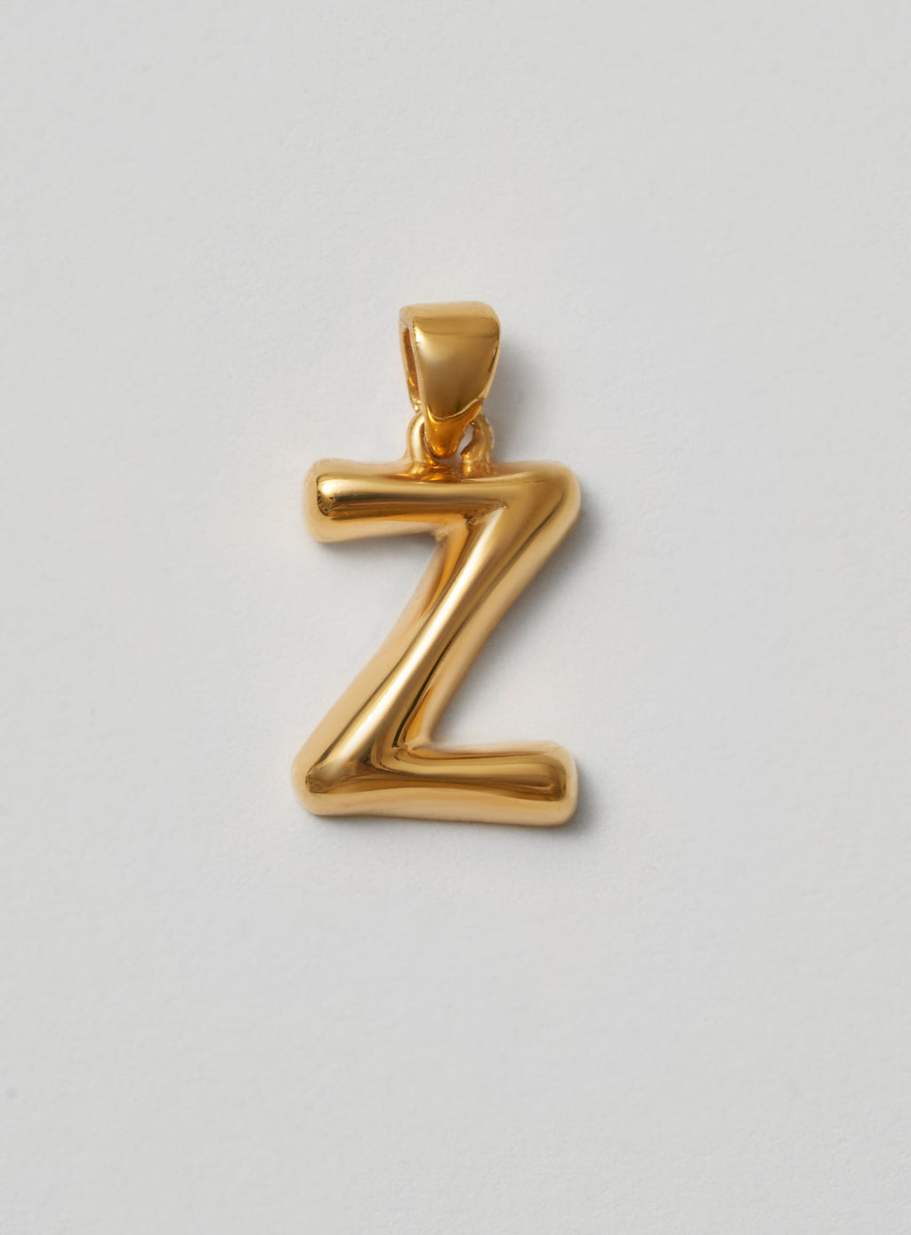 Helium Letter Gold Plated Pendant