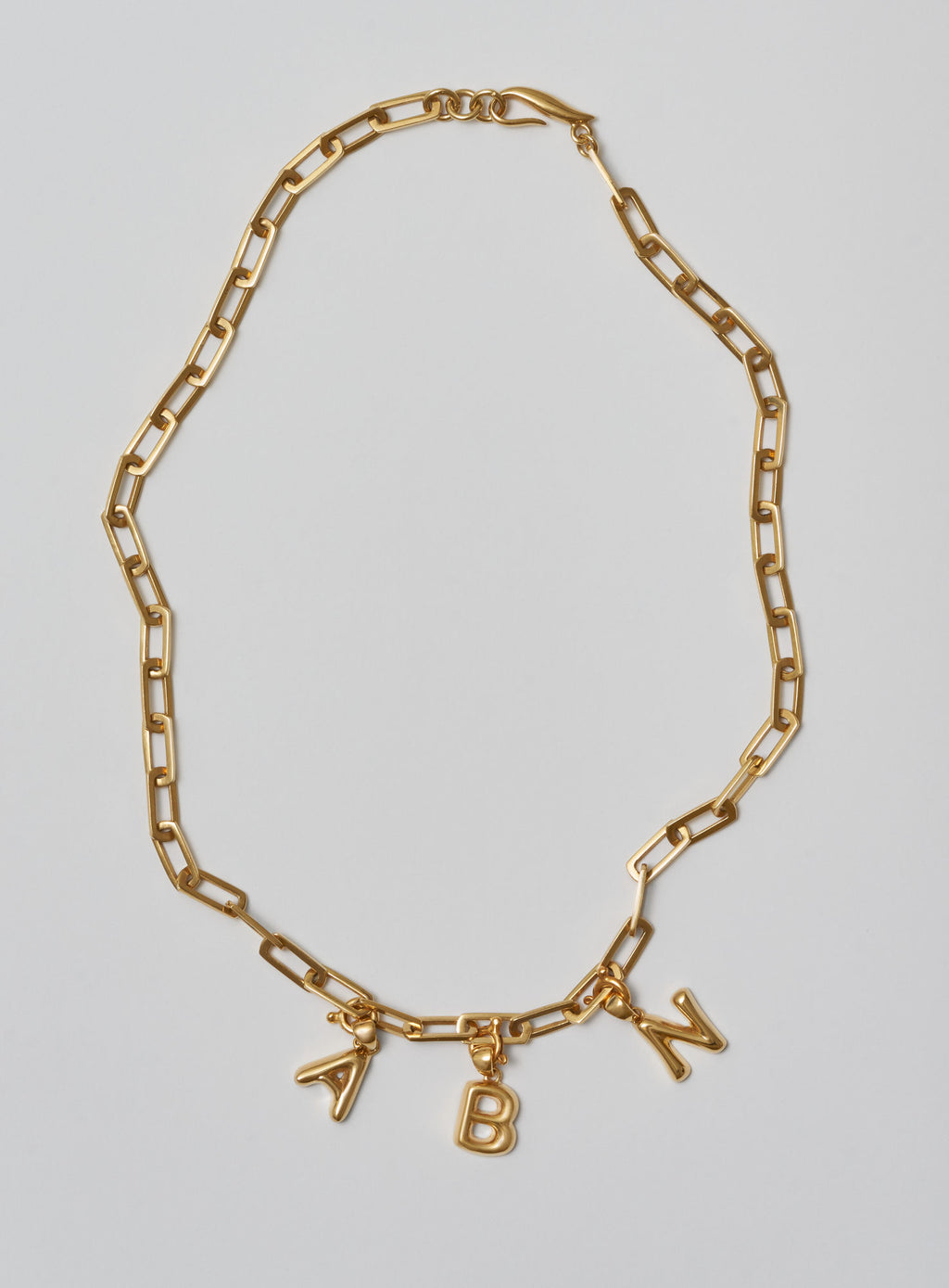 Helium Letter Gold Plated Pendant