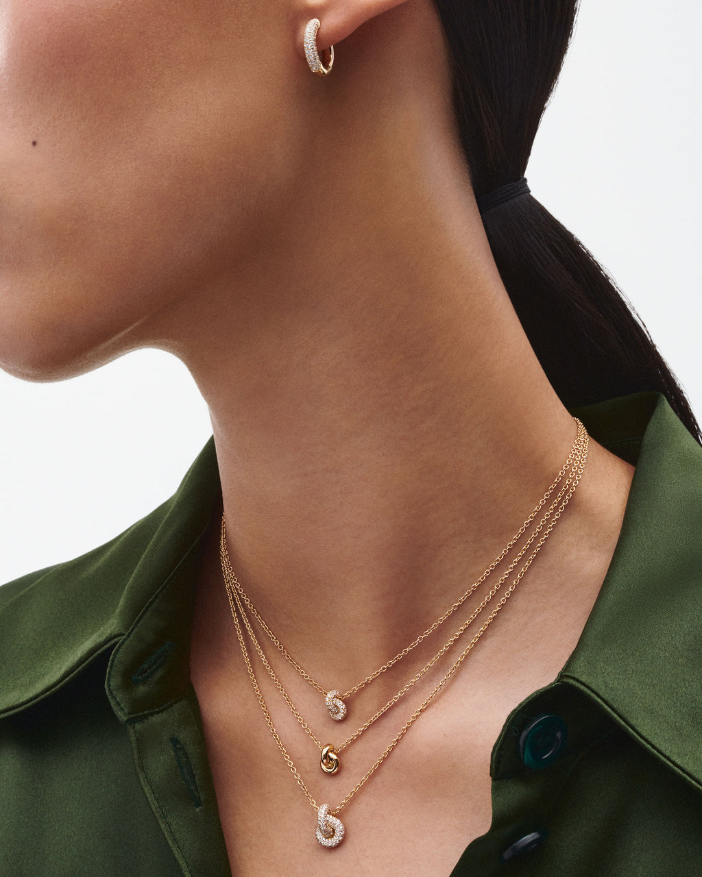 The Legacy Knot Mini 18K Gold Necklace