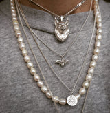 Bee Silver Necklace