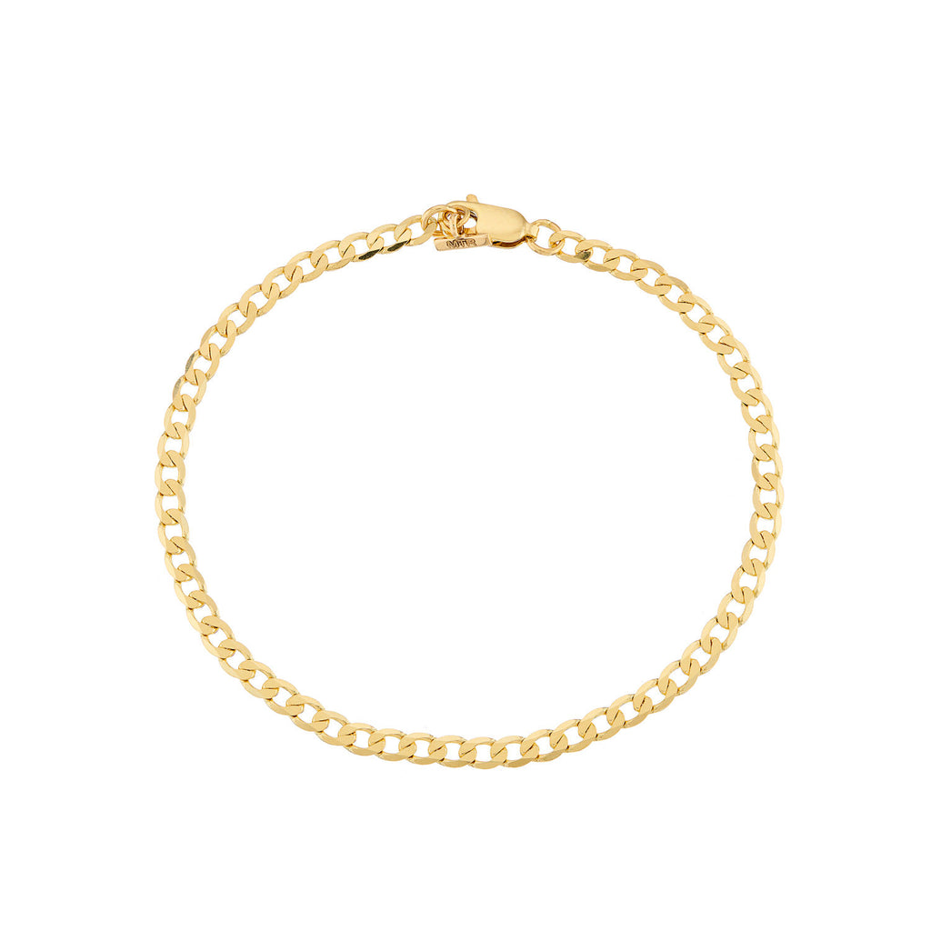 Métro Chain Armbånd 9k Guld Armbånd