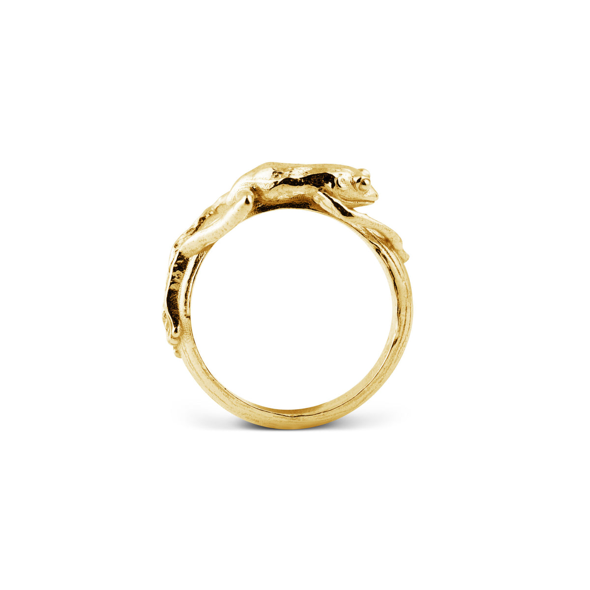 Frø Forgyldt Ring