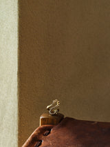 Poise Swell 14K Gold Ring w. Lab-Grown Diamonds