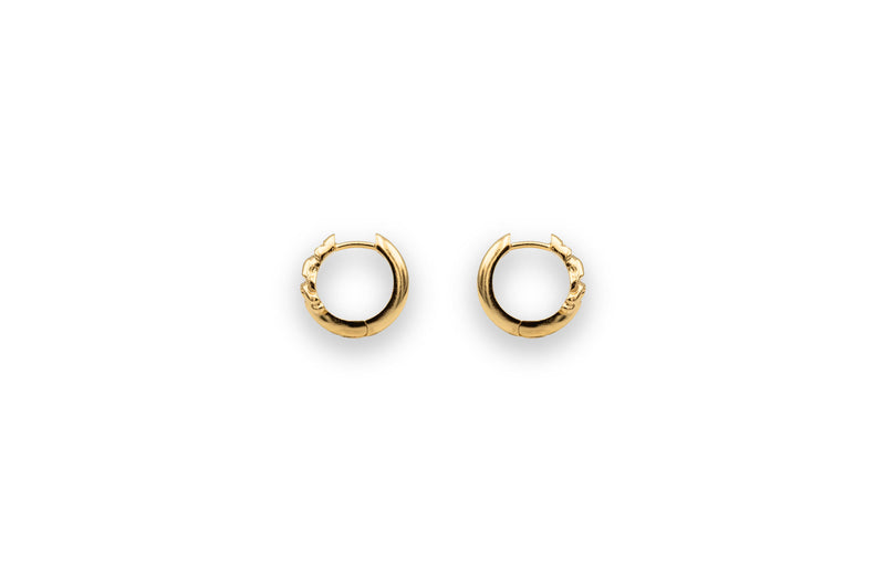 IX Rustic 22k Forgyldt Hoop