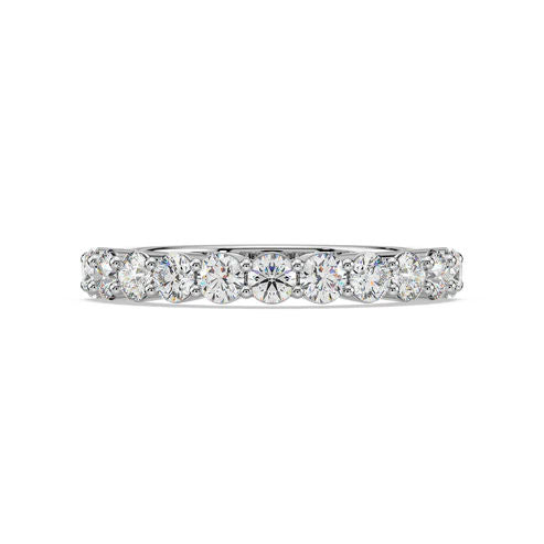 MEL 14K Hvidguld Ring m. Diamanter