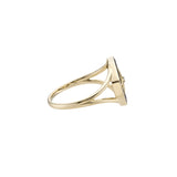 Moonstone Astra Journey 14K Gold Ring w. Moonstone & Diamonds