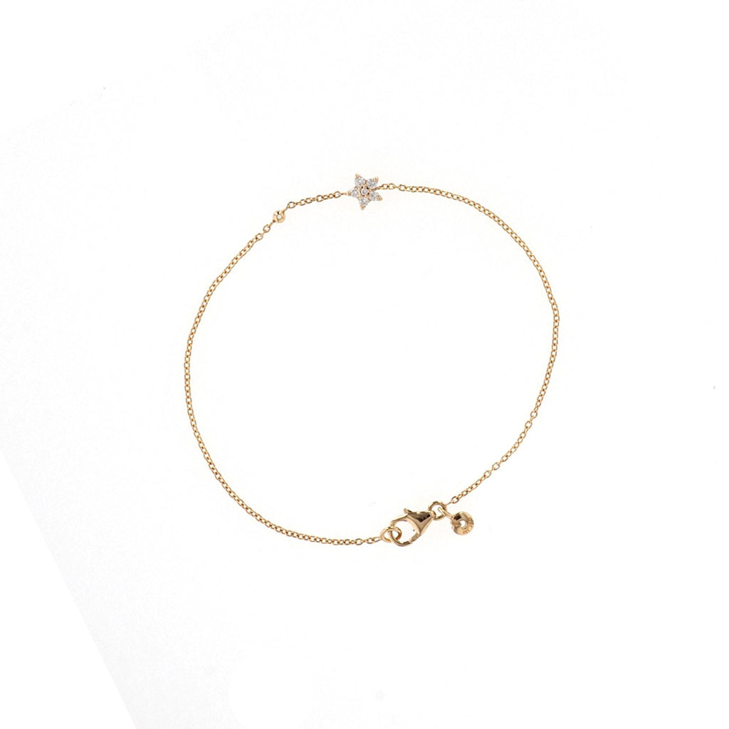 Shooting Stars One 18K Gold Bracelet w. Diamonds