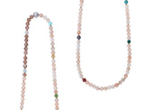 Perlenhalsband Blush 80 cm