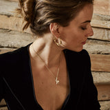 Medium Elephant Charm Pavé 18K Guld vedhæng m. Diamanter