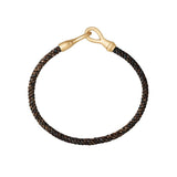 Maroon theme Life men's 18K Gold Bracelet
