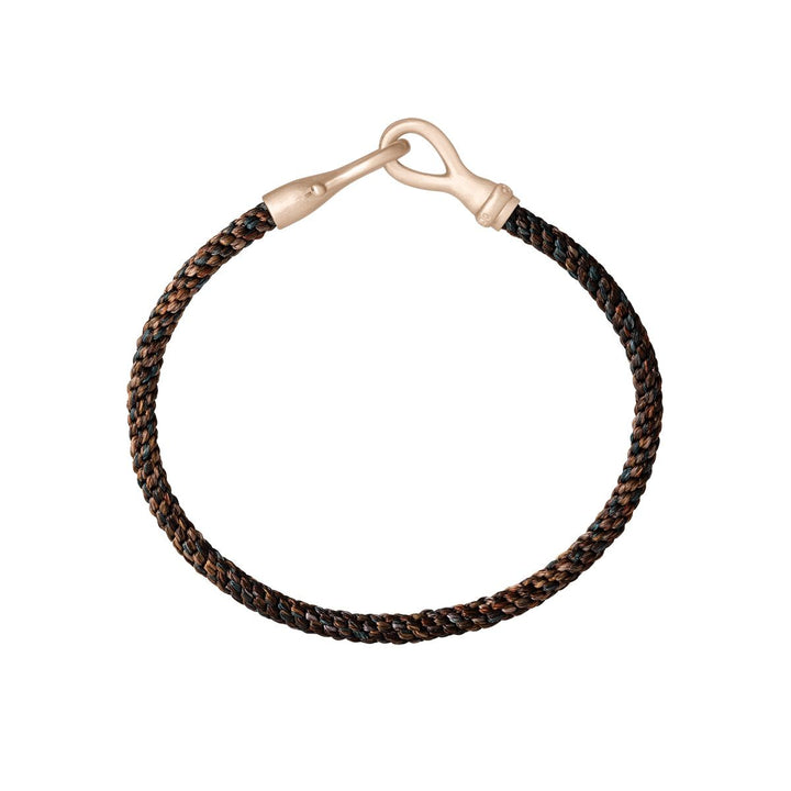 Maroon Theme Life Armband I 18K Weißgold vergoldet für Herren 