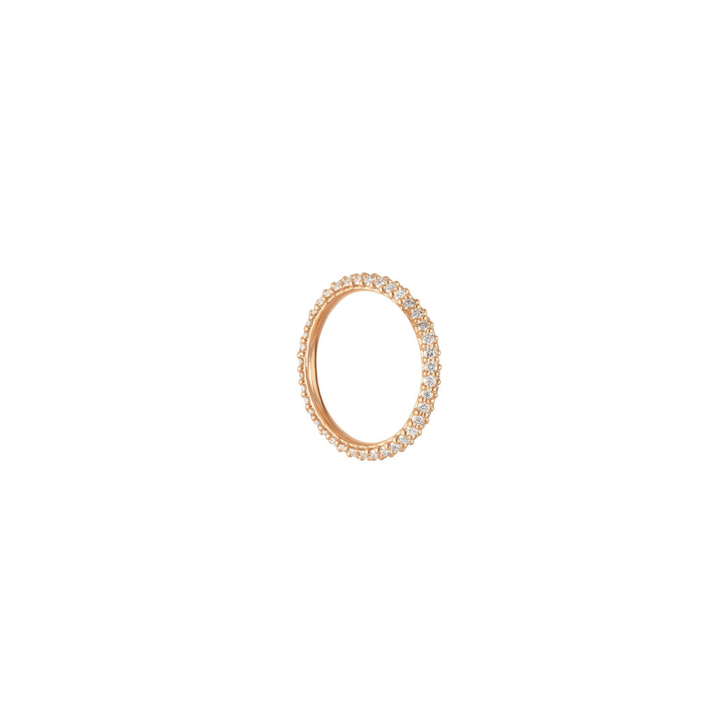 Big Nature 18K Gold Earring-pendant w. Diamonds