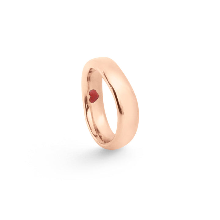 Love 6 18K polierter Rosegold Ring