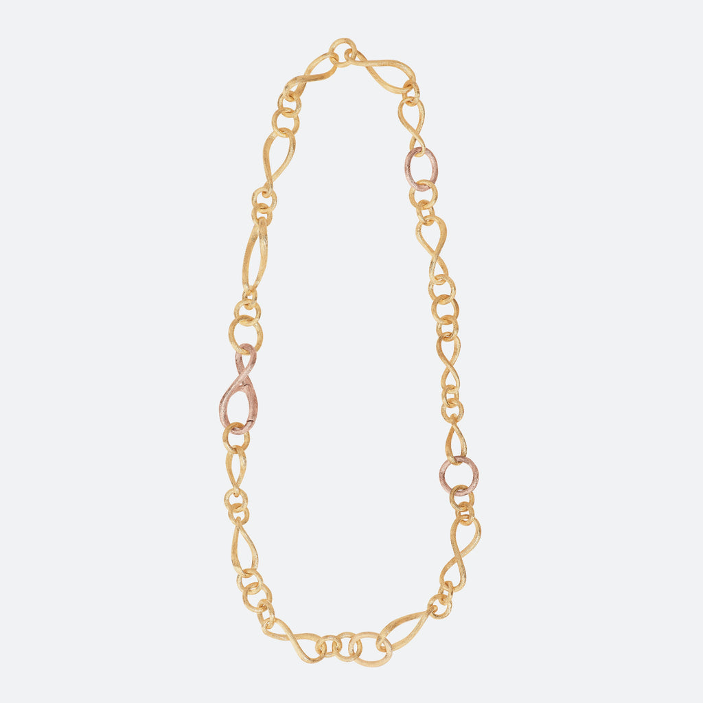 Love Small Collier 18K Gold & Rosegold Necklace