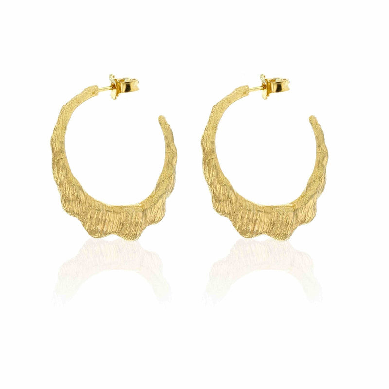 Hasla | Creation Gold Plated Hoops