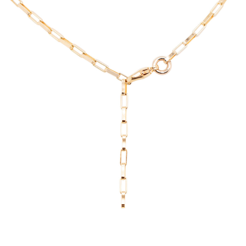 Gold Plated Necklace w. Lapis