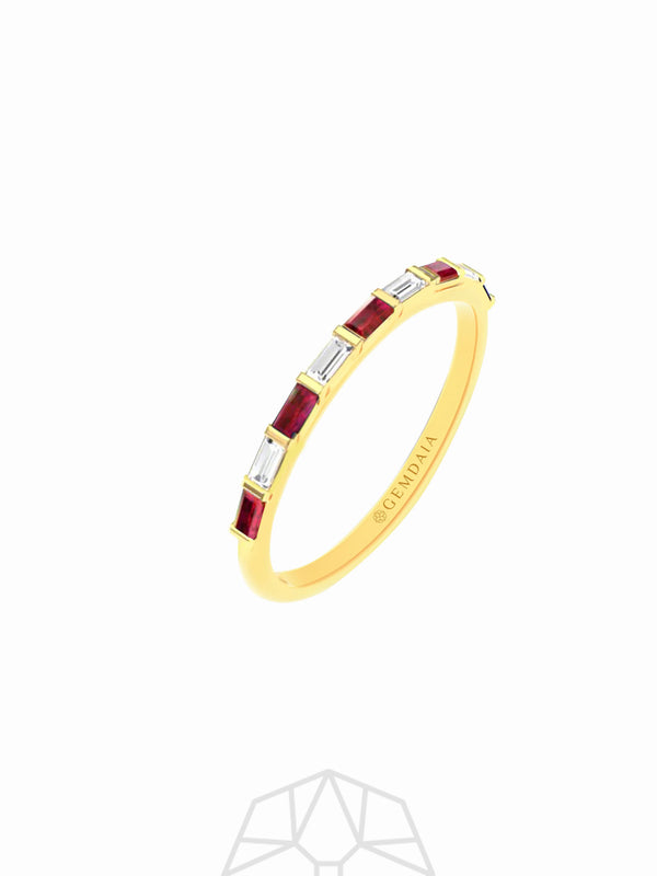 Rubin Serenity 14K Guld Ring