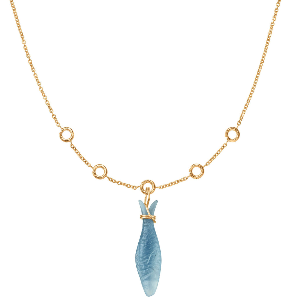 Young Fish 40 Collier 18K Gold Necklace