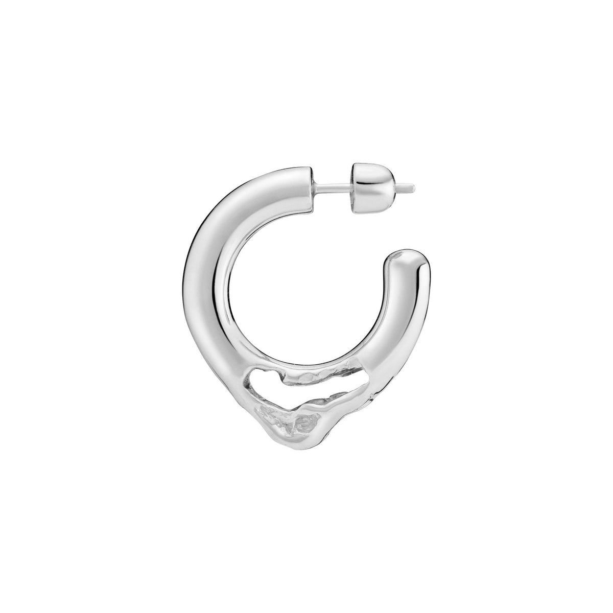 Flea 15 Silver Hoop
