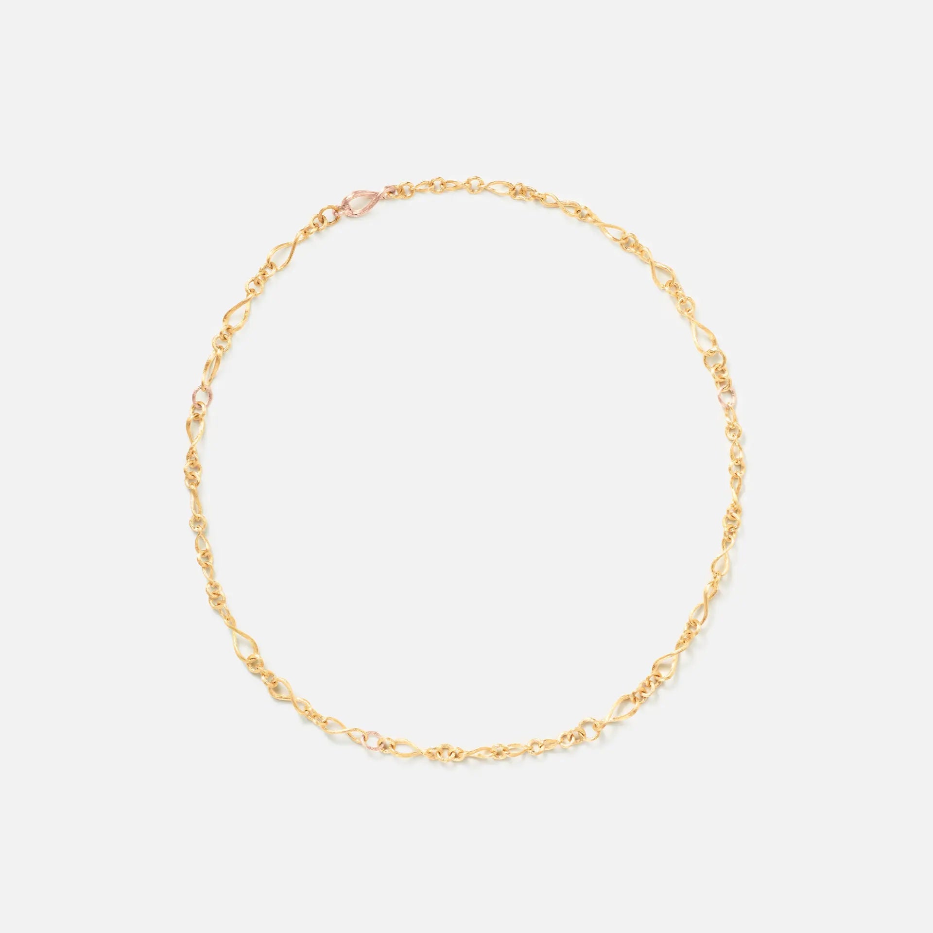 Love Mini 18K Gold & Rosegold Necklace