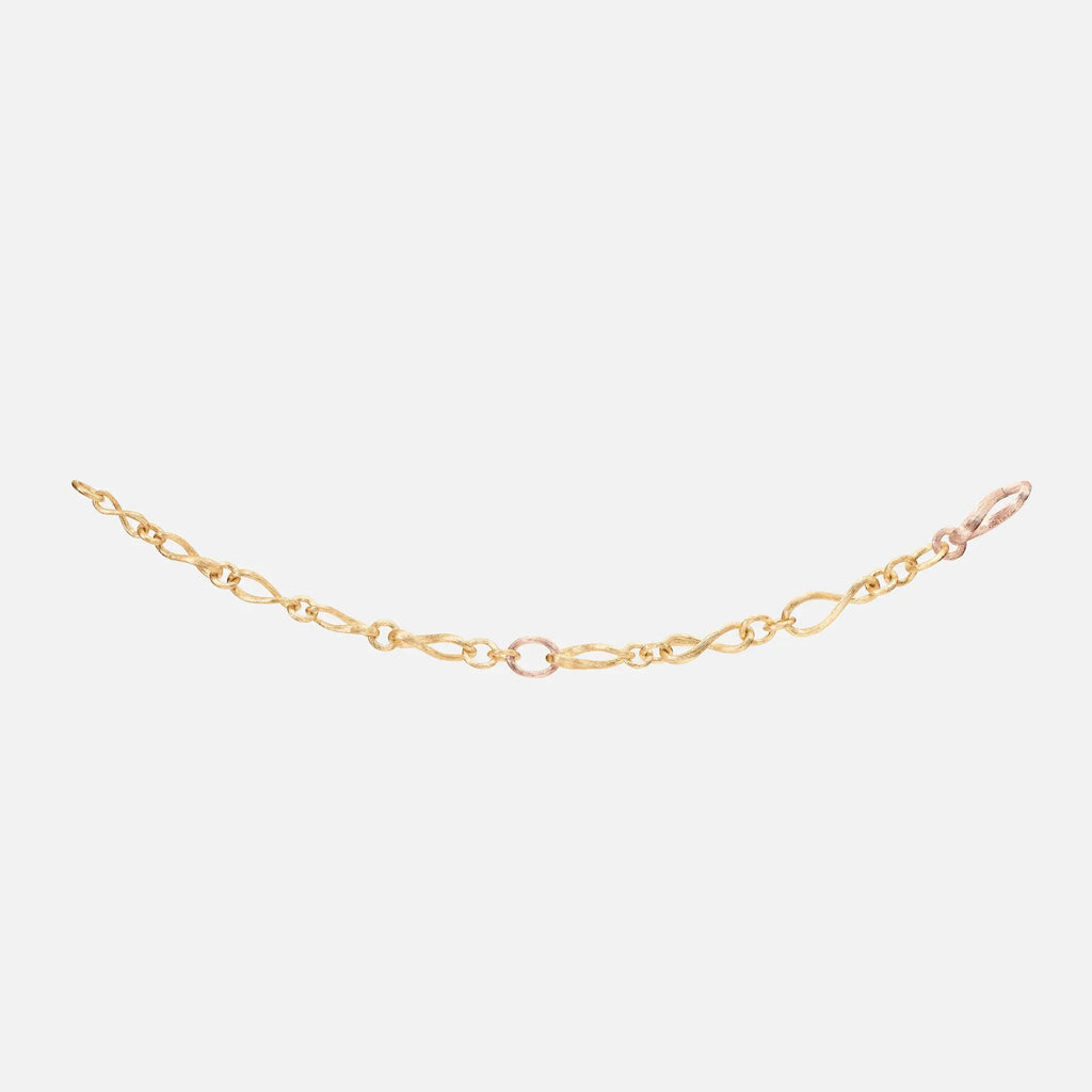 Liebe Mini 18K Gold & Rosegold Armband