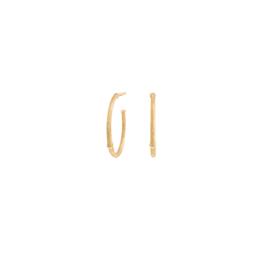 Medium Nature 18K Guld Hoops