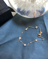 Shooting Stars 18K Gold Bracelet w. Diamonds