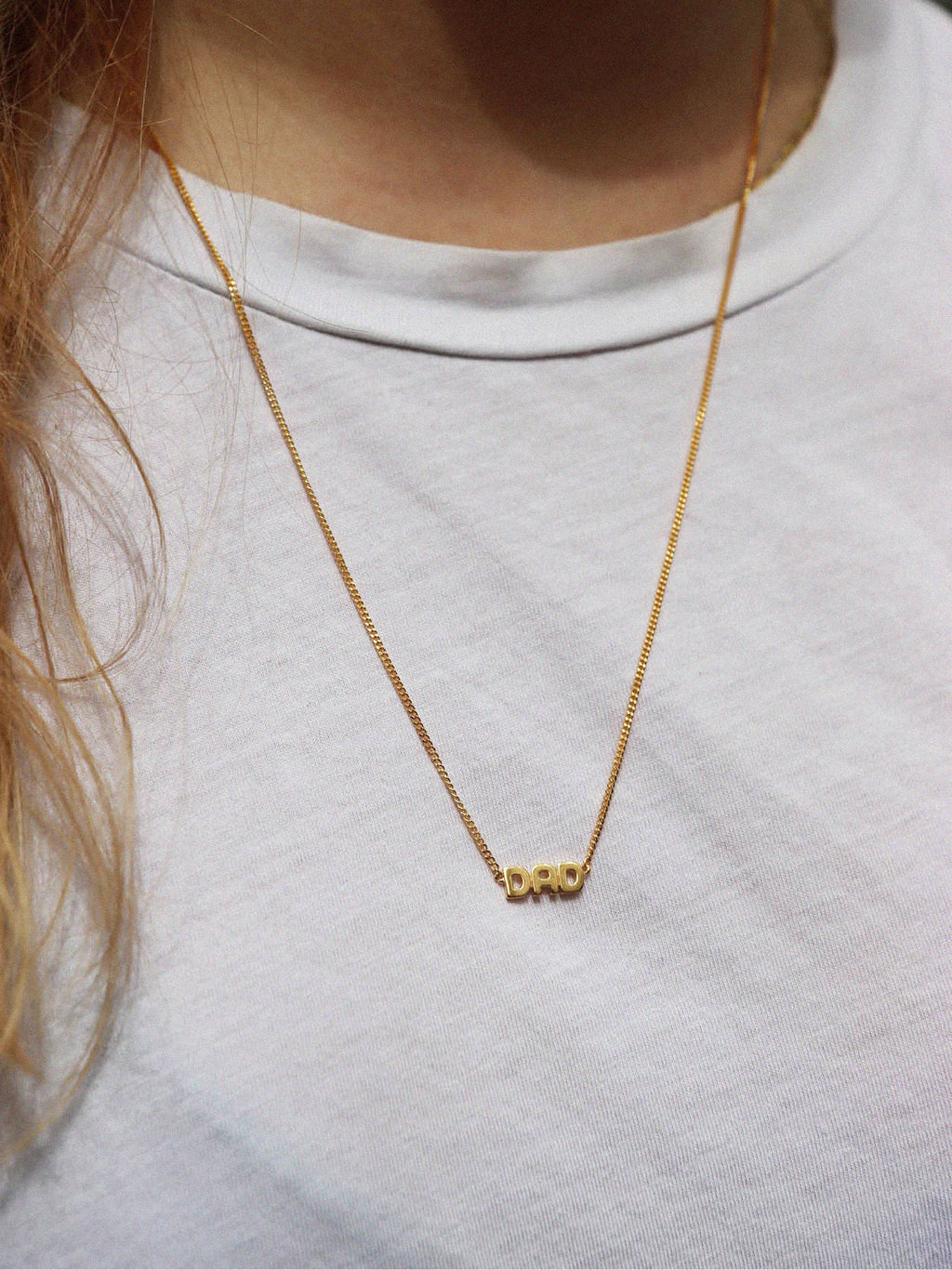 Dad Gold Plated Necklace