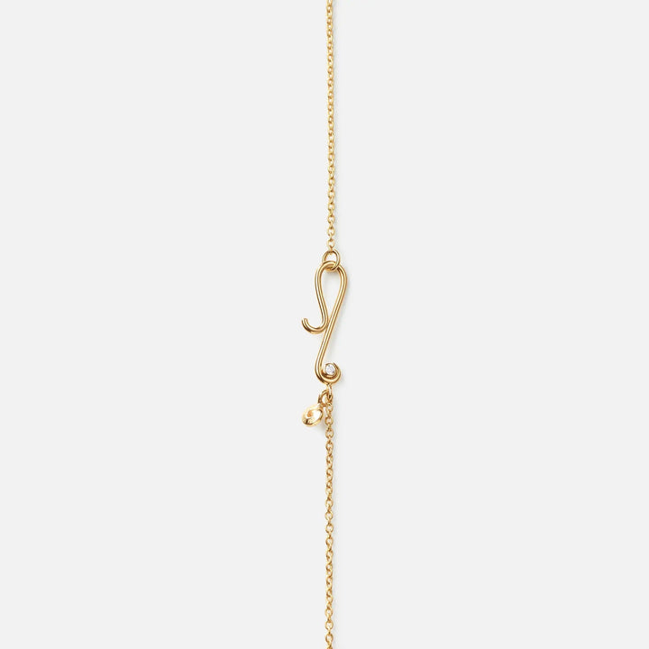 Collier 18K Gold Necklace w. Diamonds