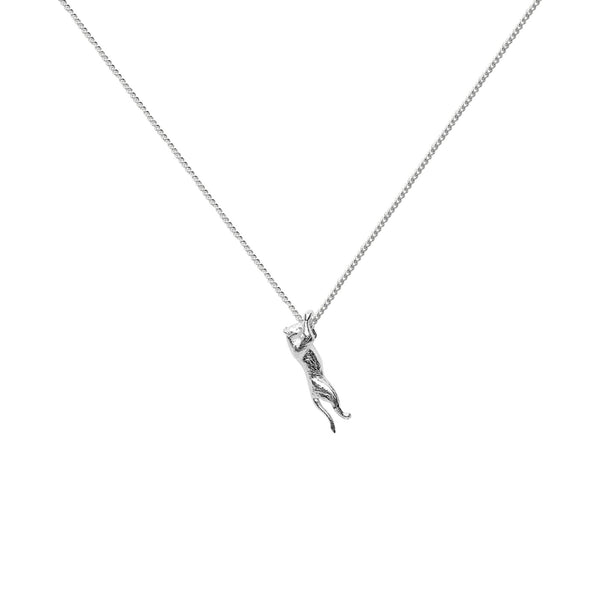 Lioness Silver Necklace