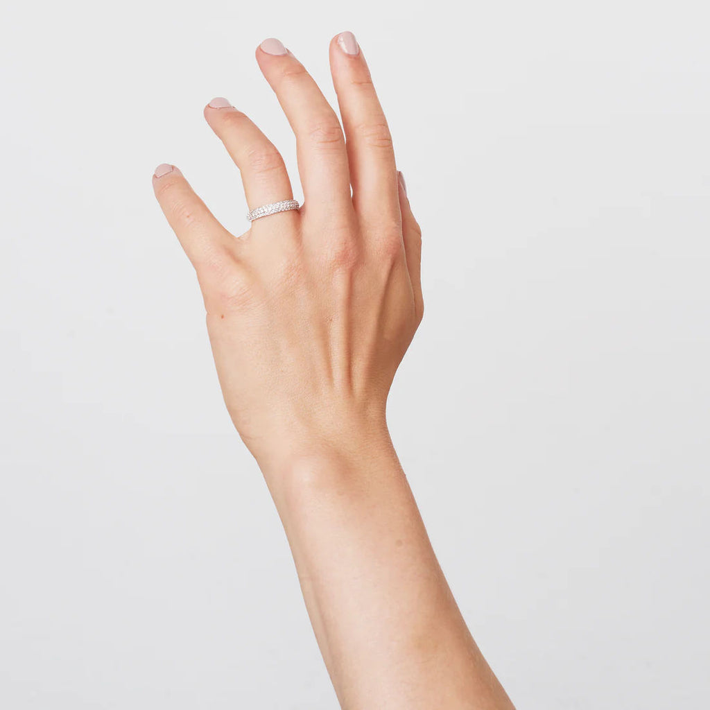 Aria 14k Guld Ring m. Diamanter