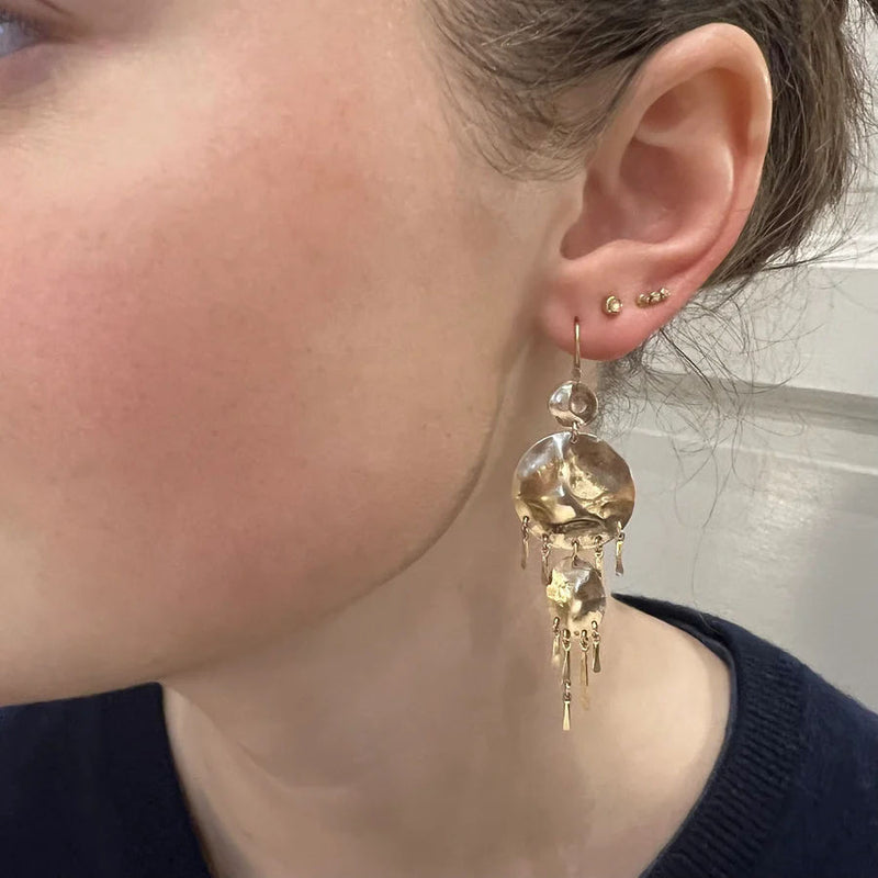Fry 14K Gold Plated Earring
