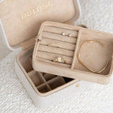 Travel Linen Jewelry Box