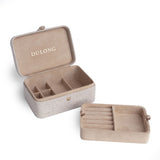 Travel Linen Jewelry Box