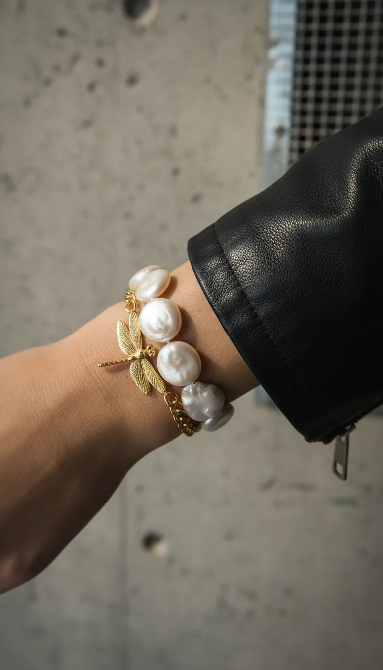 Dragonfly Gold Plated Bracelet