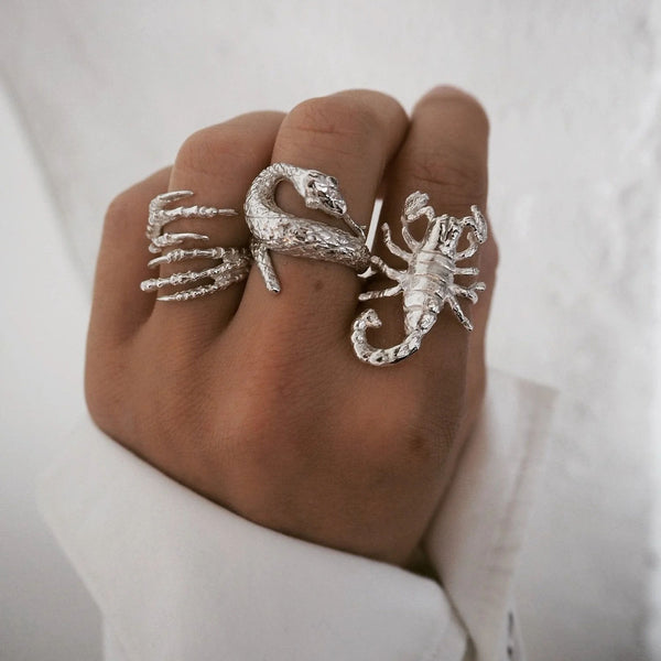 Claw Silver Ring