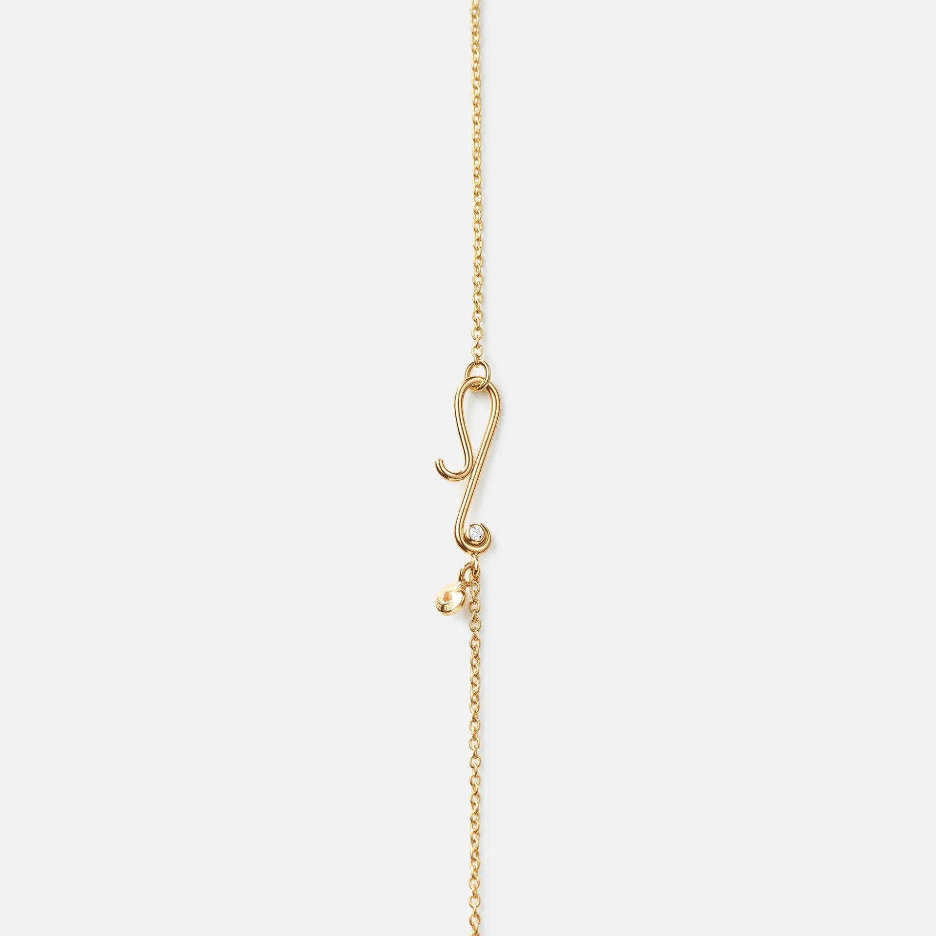 Collier 18K Gold Necklace w. Diamonds