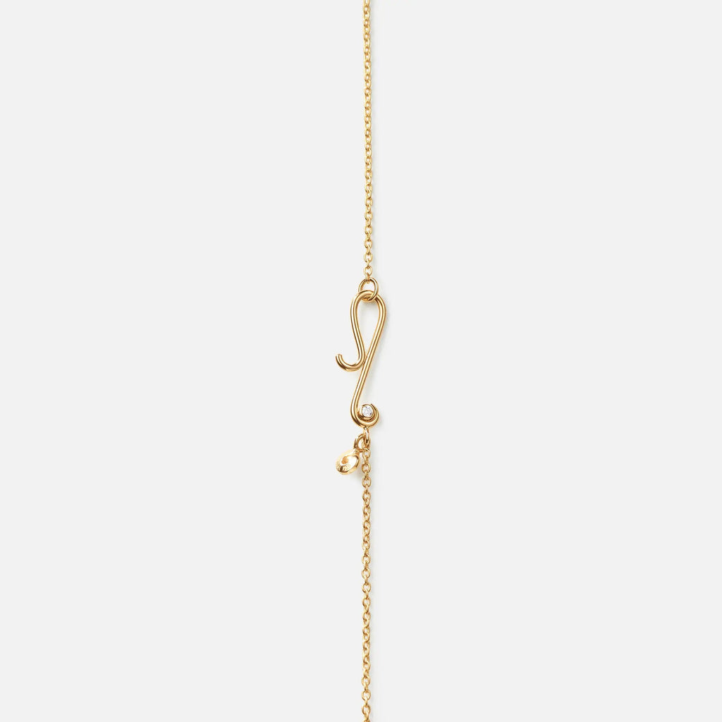 Collier 18K Gold Necklace w. Diamonds