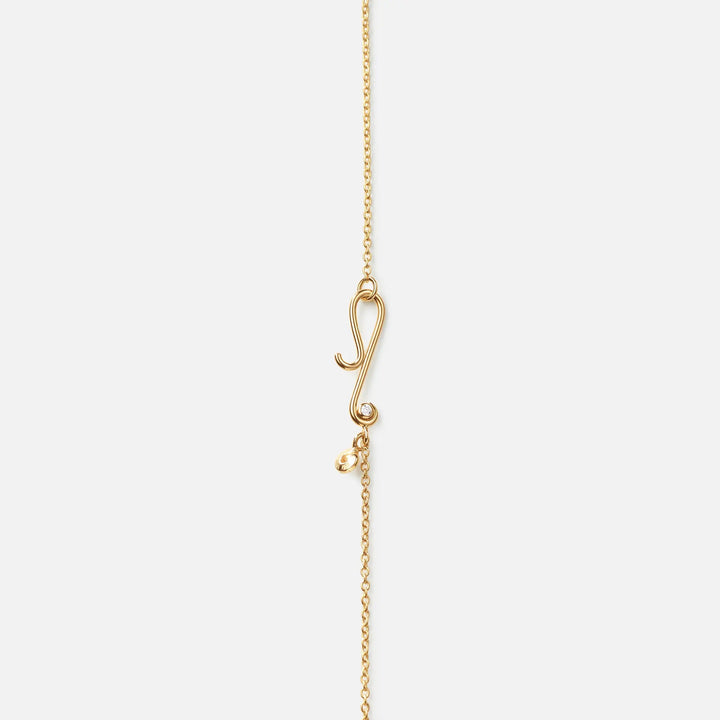 Collier 18K Gold Necklace w. Diamonds