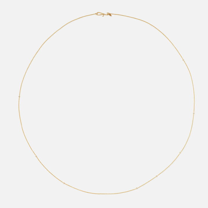Collier 18K Gold Necklace w. Diamonds