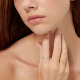 Justice Chain 18K Gold Ring w. Lab-Grown Diamonds