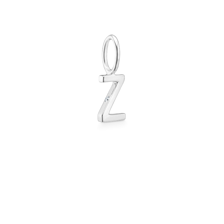 My Z 18K Whitegold Pendant w. Diamond