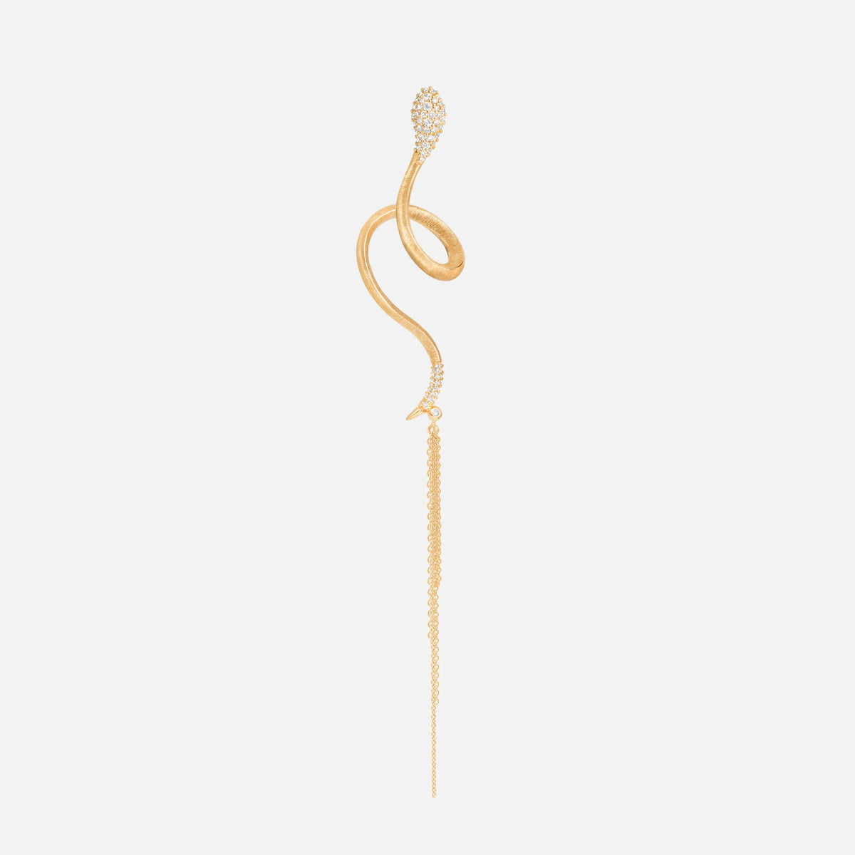 Snakes Ohrring aus 18K Gold I Diamanten