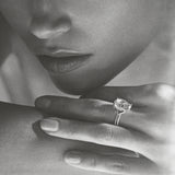 Love Band Solitaire 18K Guld Ring m. 122 Diamanter