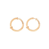 Large Nature 18K Gold Hoops
