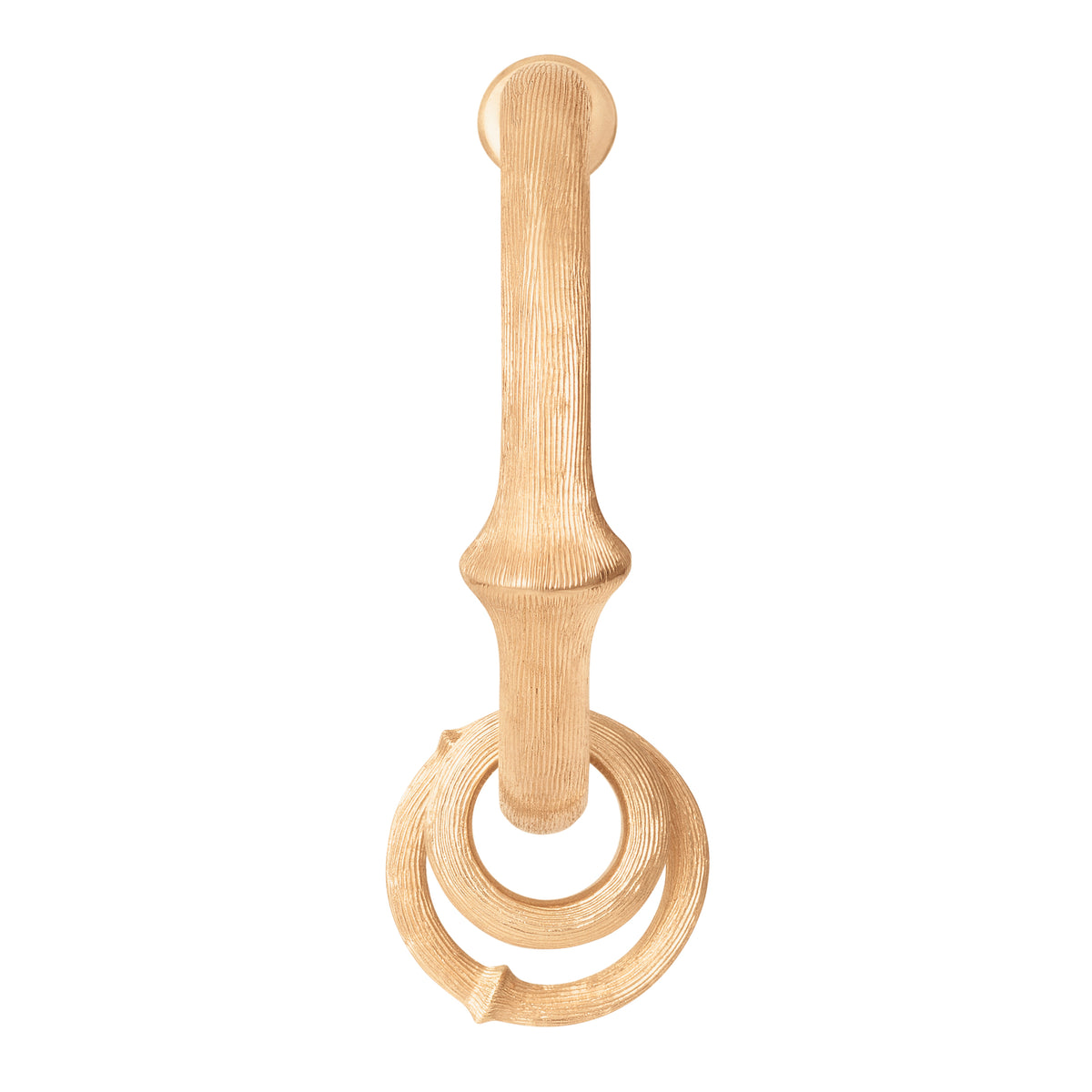 Nature Duo Ohrring aus 18K Gold-Anhänger