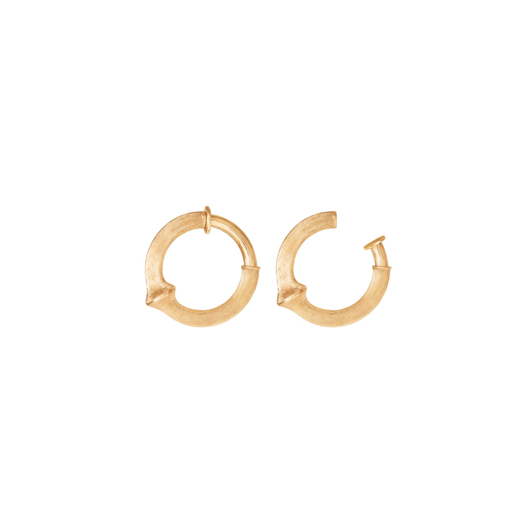 Small Nature 18K Gold Clip-on Earrings