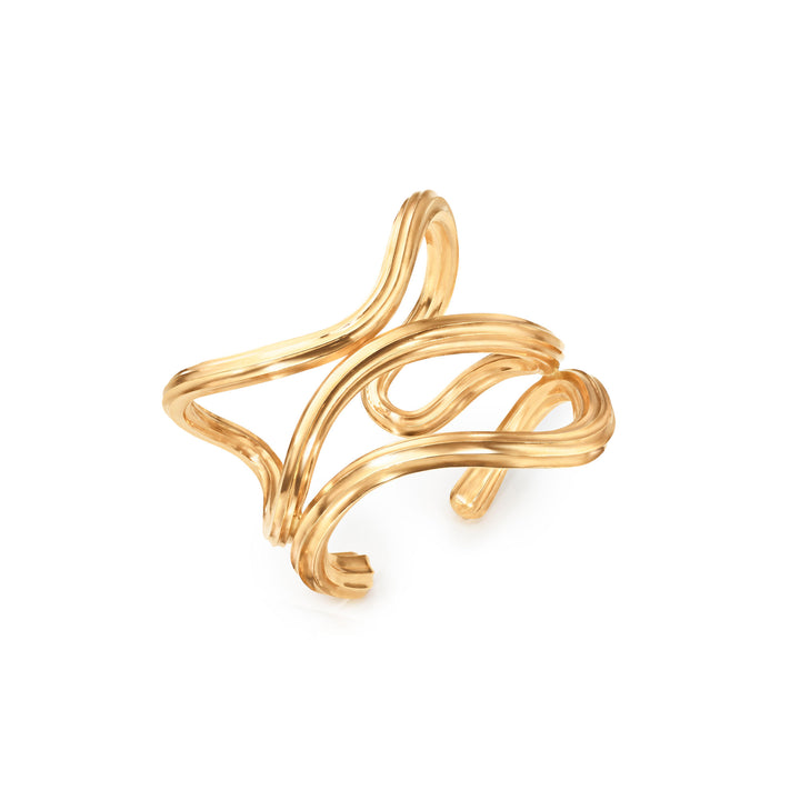 Under The Sea Triple 18K Gold Bangle